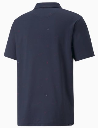 Puma Cloudspun Love pánske polo, navy blazer/ski patrol