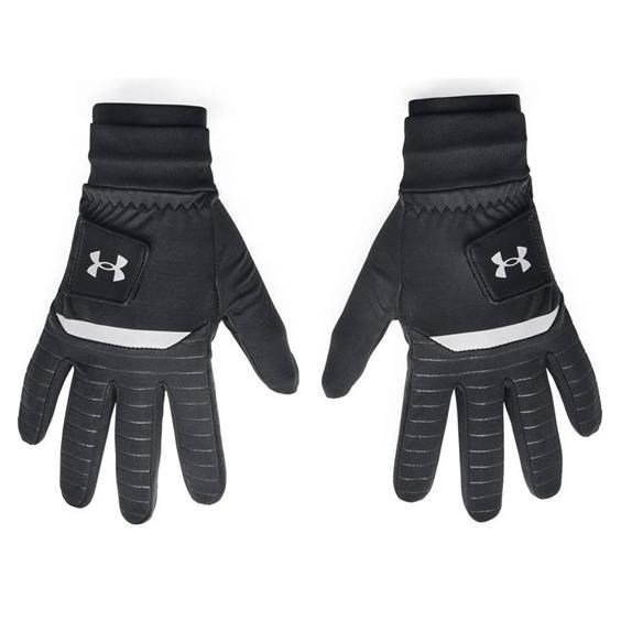 Under Armour UA ColdGear® Infrared pánske golfové rukavice, čierna