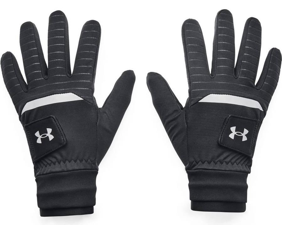 Under Armour UA ColdGear® Infrared pánske golfové rukavice, čierna