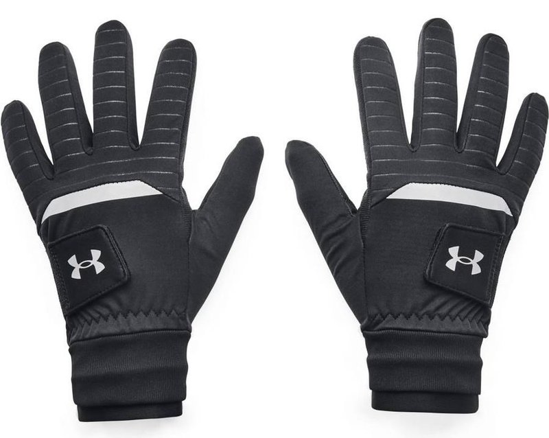 Under Armour UA ColdGear® Infrared pánske golfové rukavice, čierna