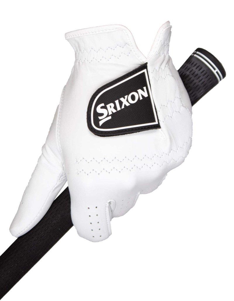 Srixon Premium Cabretta Leather pánská golfová rukavica, biela