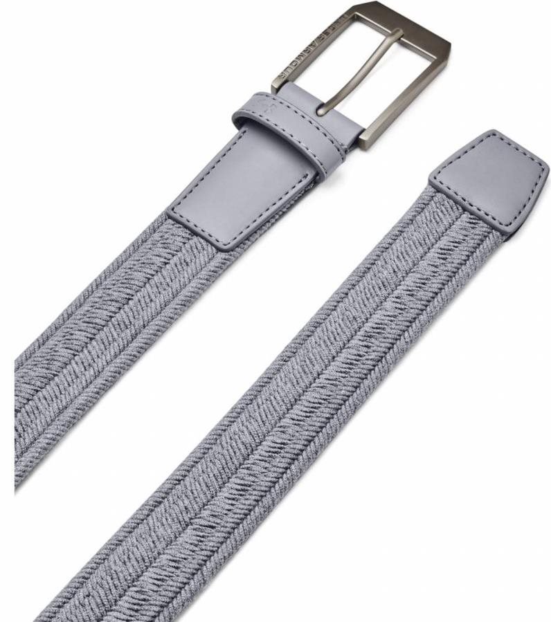 Under Armour Braided pánský opasok, sivý