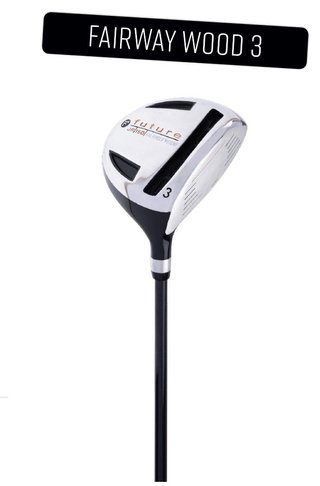 Spalding Future juniorský golfový set (120-130 cm), červený
