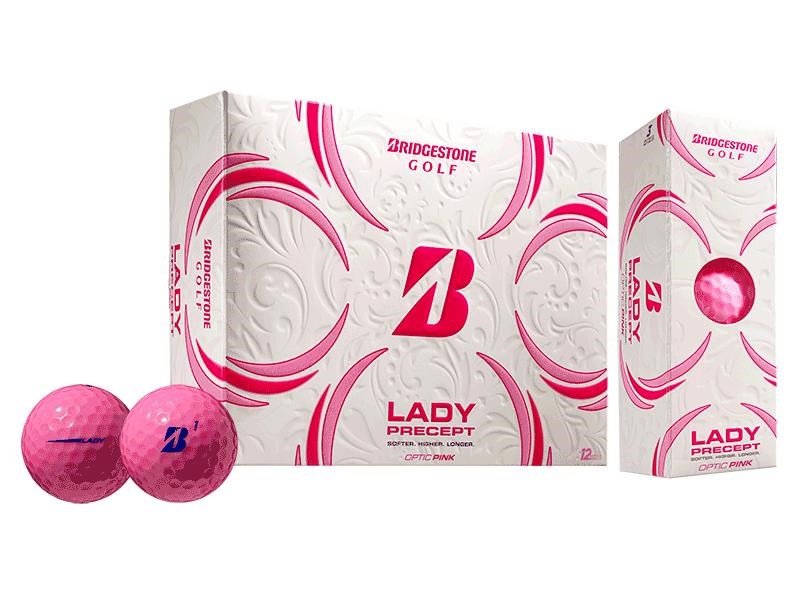 Bridgestone Lady Precept dámske golfové loptičky, ružové