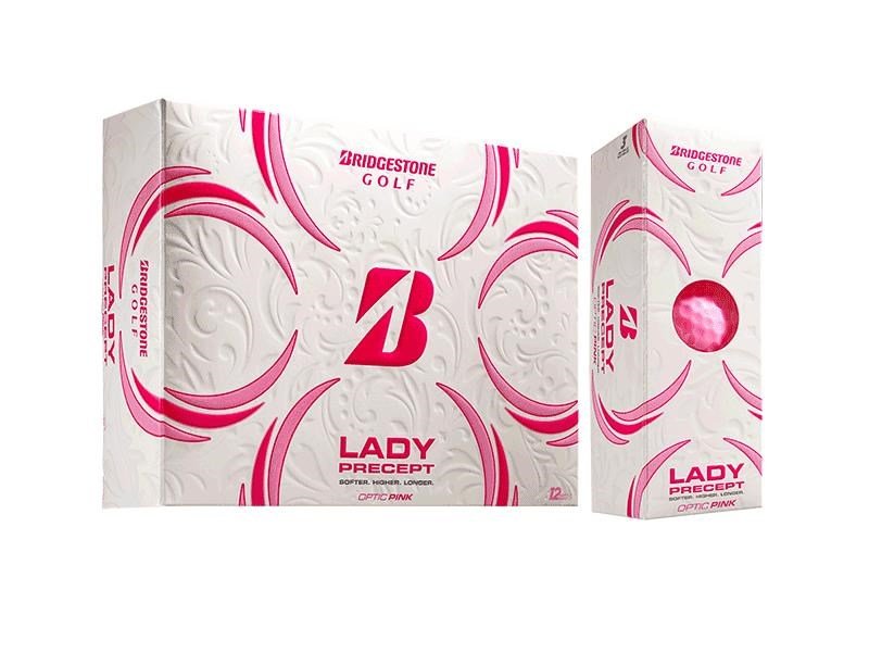 Bridgestone Lady Precept dámske golfové loptičky, ružové