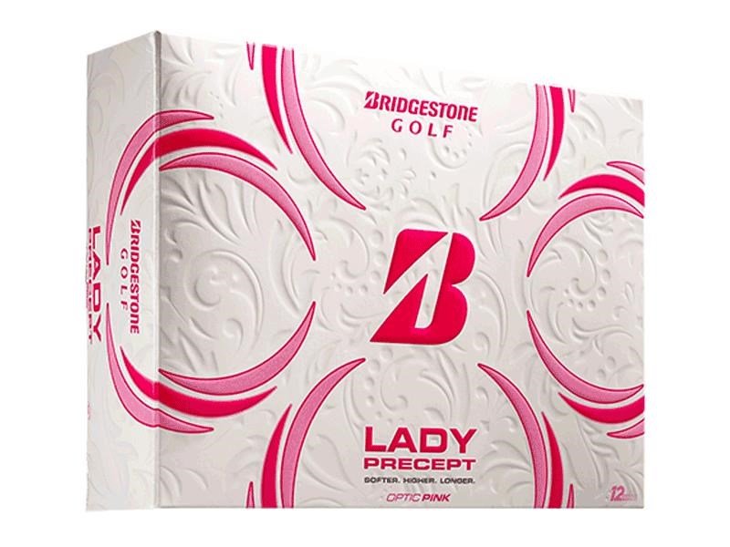 Bridgestone Lady Precept dámske golfové loptičky, ružové
