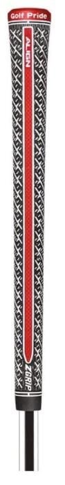 Golf Pride Z-Grip Cord Align grip, MIDSIZE, čierna/biela/červená