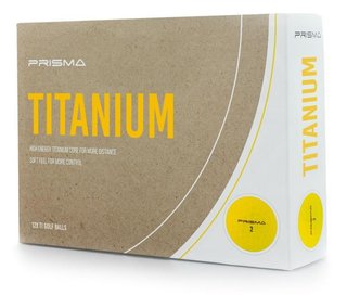Masters Prisma Titanium golfové loptičky, žlté