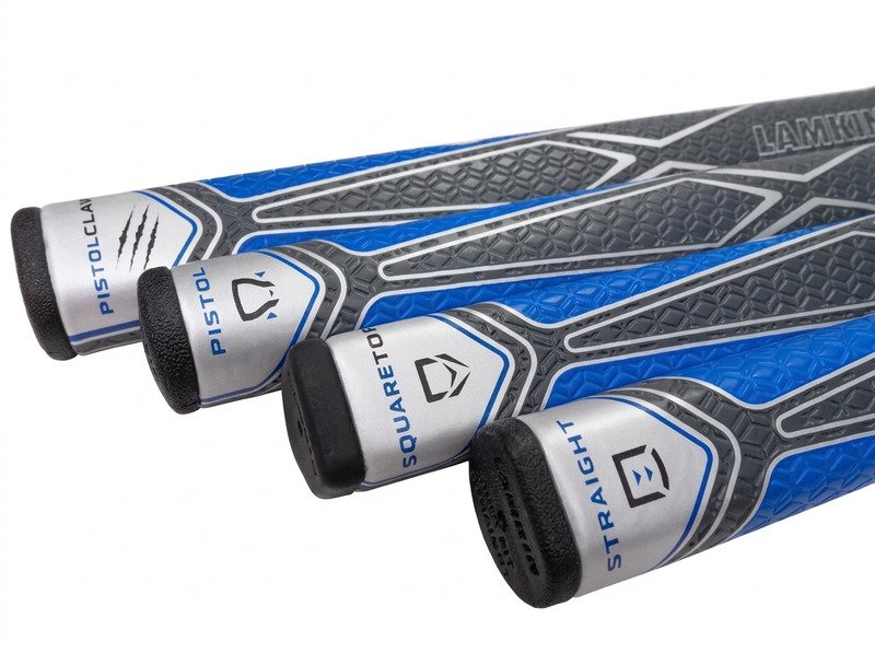 Lamkin SINKFIT PU Squaretop putter grip, čierna/modrá