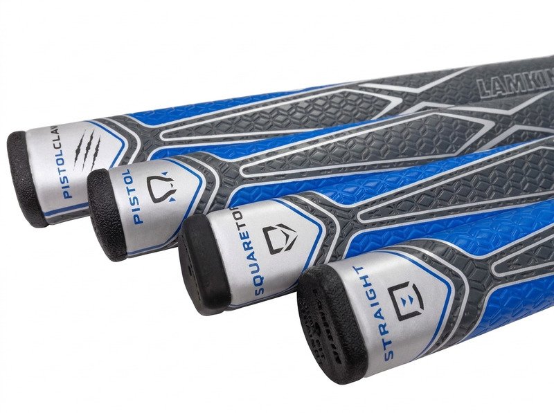 Lamkin SINKFIT PU Straight putter grip, čierna/modrá