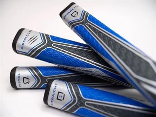 Lamkin SINKFIT PU Pistol putter grip, čierna/modrá