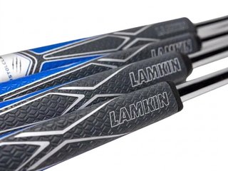 Lamkin SINKFIT PU Pistol putter grip, čierna/modrá
