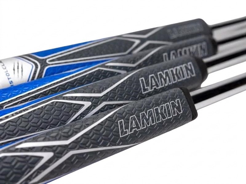 Lamkin SINKFIT PU Pistol putter grip, čierna/modrá