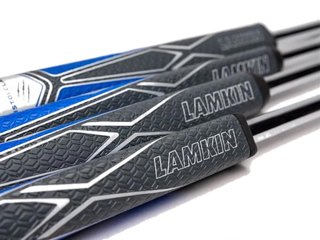 Lamkin Sink Fit PU Pistolclaw putter grip, čierna/modrá