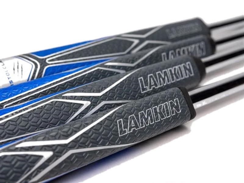 Lamkin Sink Fit PU Pistolclaw putter grip, čierna/modrá