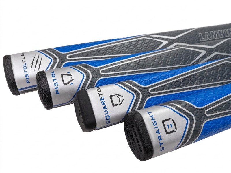 Lamkin Sink Fit PU Pistolclaw putter grip, čierna/modrá