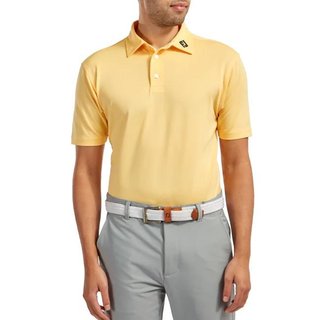 FootJoy Stretch Pique Solid pánske polo, žlté