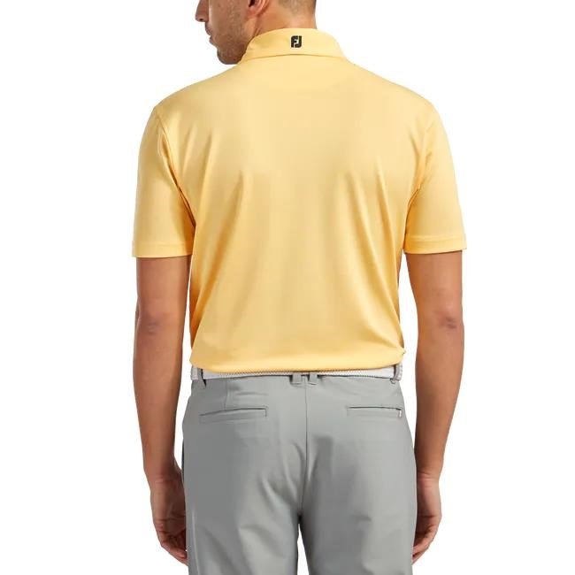 FootJoy Stretch Pique Solid pánske polo, žlté