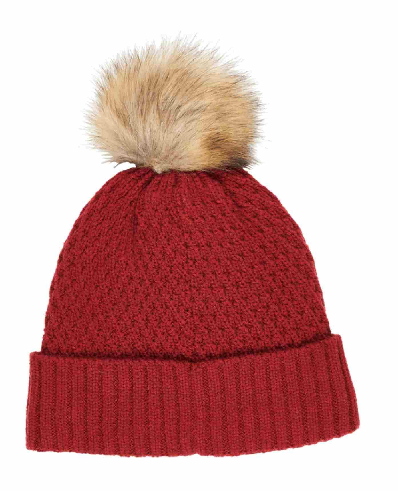 Callaway Pom Pom Beanie dámska zimná čepica, červená