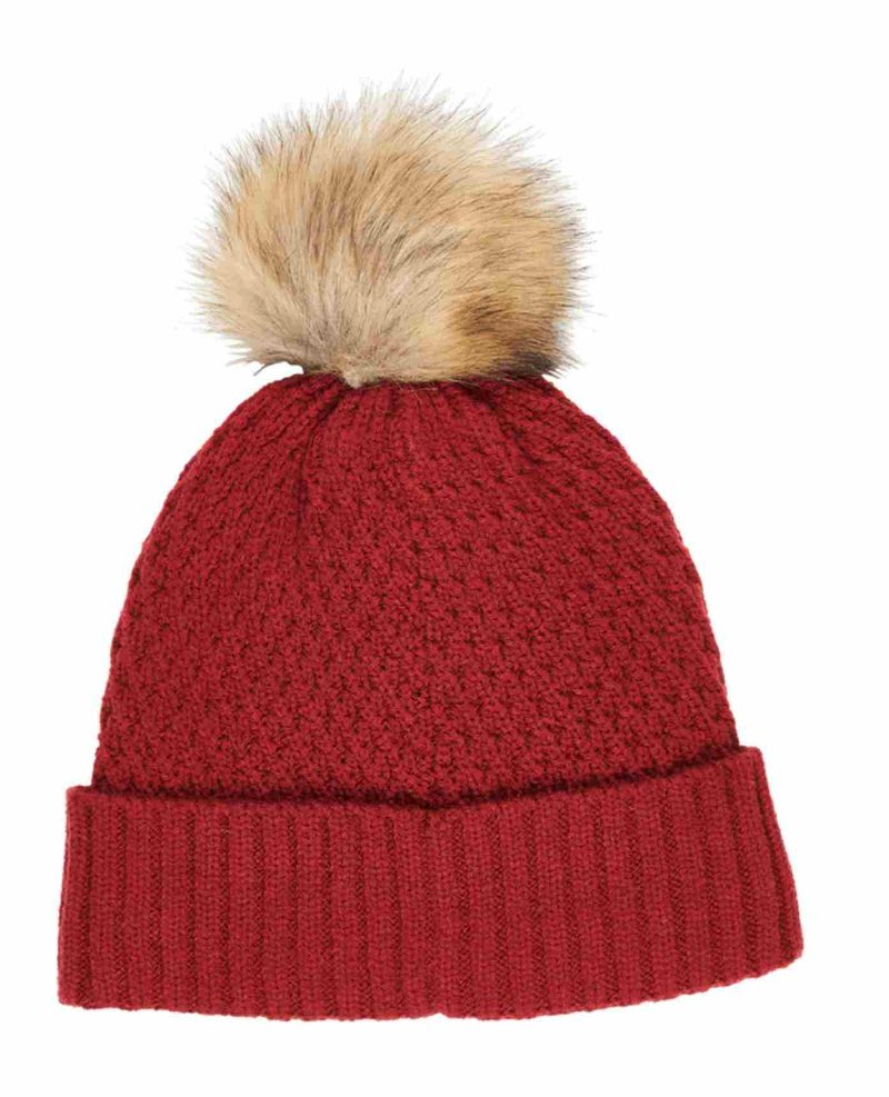 Callaway Pom Pom Beanie dámska zimná čepica, červená