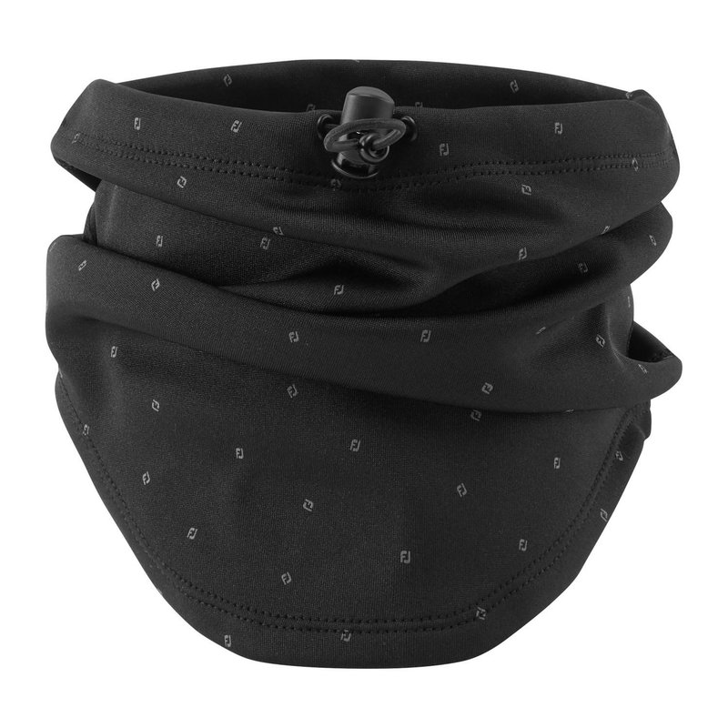 FootJoy FJ Print Thermal Snood, čierny