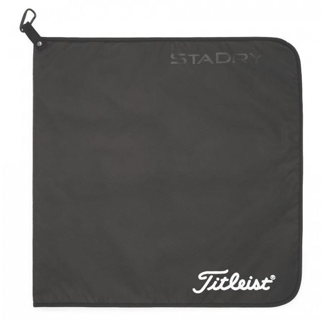 Titleist StaDry Performance golfový uterák, čierna