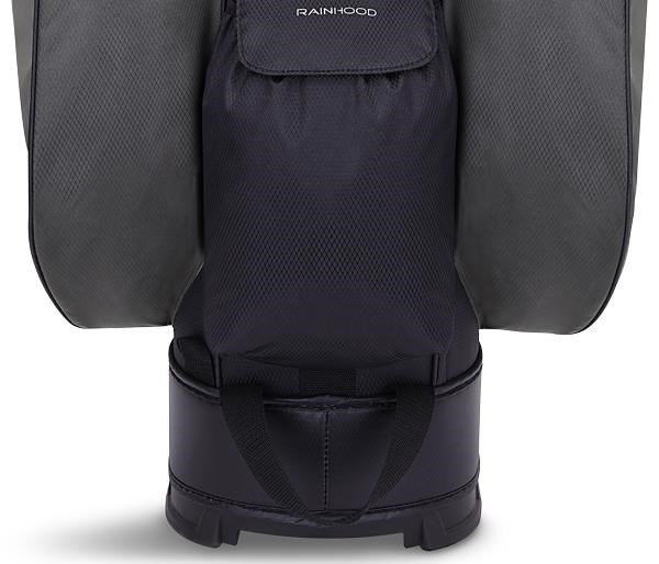 Big Max Dri Lite Silencio 2 Organizer cart bag, charcoal/white/black/red