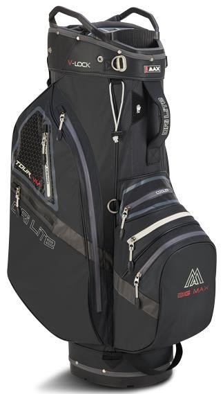 Big Max Dri Lite V-4 Organizer cart bag, čierna