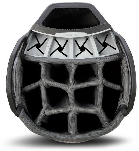 Big Max Dri Lite V-4 Organizer cart bag, čierna
