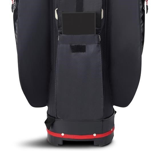 Big Max Dri Lite V-4 Organizer cart bag, charcoal/black/red