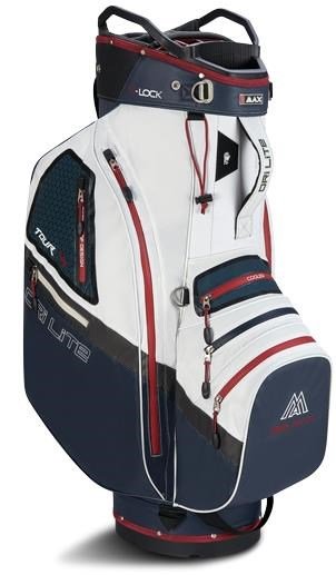 Big Max Dri Lite V-4 Organizer cart bag, blueberry/white/merlot