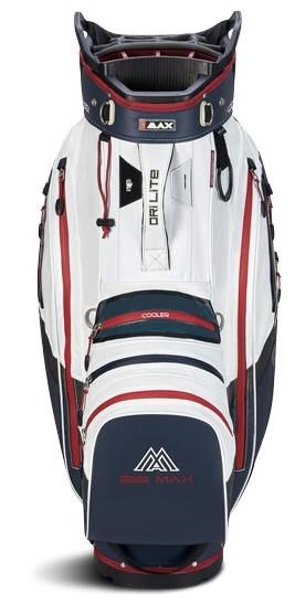 Big Max Dri Lite V-4 Organizer cart bag, blueberry/white/merlot