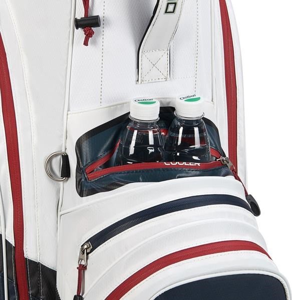 Big Max Dri Lite V-4 Organizer cart bag, blueberry/white/merlot
