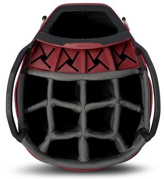 Big Max Dri Lite V-4 Organizer cart bag, blueberry/white/merlot