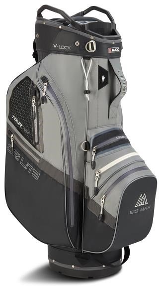 Big Max Dri Lite V-4 Organizer cart bag, sivý/čierny