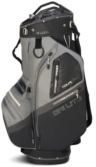 Big Max Dri Lite V-4 Organizer cart bag, sivý/čierny