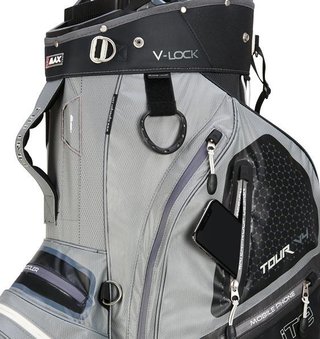 Big Max Dri Lite V-4 Organizer cart bag, sivý/čierny
