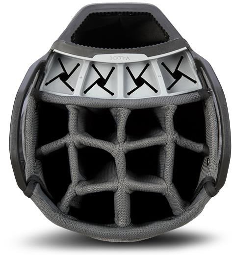 Big Max Dri Lite V-4 Organizer cart bag, sivý/čierny