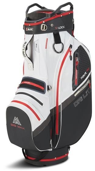 Big Max Dri Lite V-4 Organizer cart bag, čierno/bielo/červený