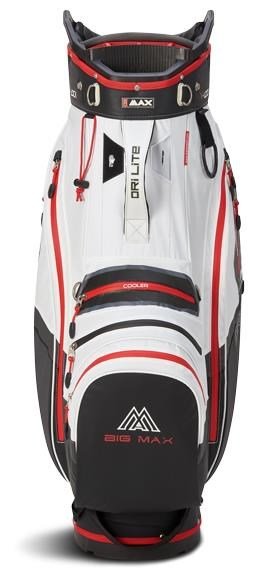 Big Max Dri Lite V-4 Organizer cart bag, čierno/bielo/červený