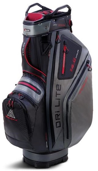 Big Max Dri Lite Tour cart bag, black/charcoal/merlot