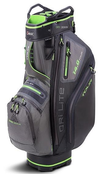 Big Max Dri Lite Tour cart bag, charcoal/black/lime