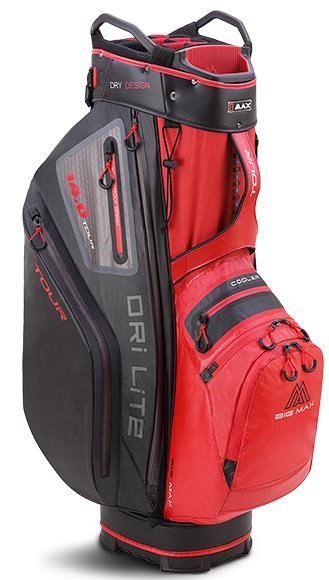 Big Max Dri Lite Tour cart bag, červeno/čierny