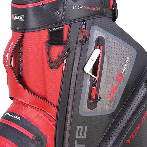 Big Max Dri Lite Tour cart bag, červeno/čierny