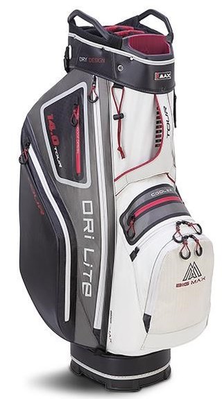 Big Max Dri Lite Tour bag na vozík, biela/šedá/čierna/merlot
