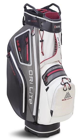 Big Max Dri Lite Tour bag na vozík, biela/šedá/čierna/merlot