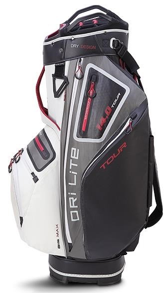 Big Max Dri Lite Tour bag na vozík, biela/šedá/čierna/merlot