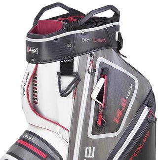 Big Max Dri Lite Tour bag na vozík, biela/šedá/čierna/merlot