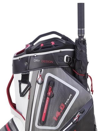 Big Max Dri Lite Tour bag na vozík, biela/šedá/čierna/merlot