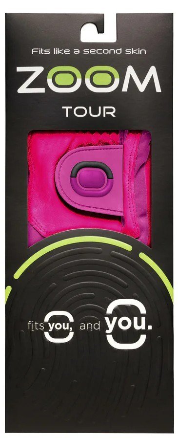 Zoom Zoom Tour dámska golfová rukavica, ružová
